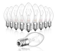 Bonlux 10Pack E14 piccole lampadine a vite, 7W dimmerabile SES C7 candela lampadine ad incandescenza per la luce notturna, Scentsy lampadina, forno lampadina