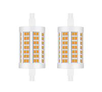 Bonlux 15W Dimmerabile Lampadina R7S 78mm a LED Lineare Bianco Calda 3000k, J78 Slim Doppio Effeto 1500LM Equivalenti 150W Lampada Alogena Lineare AC 220-240V 360 Gradi (pacco da 2)