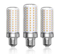 Bonlux 25W LED Argento Mais Lampadine E27 Luce Calda 3000K, Equivalenti a 200W Lampada Alogena,2500lm, E27 Illuminazione led Per Lampada da Terra (Non Dimmerabile,3-Pezzi)