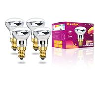 Bonlux 25W R39 E14 Faretto SES Lampadina, Lampadina a Incandescenza Riflettore, Sostituzione della Lampada Lava Lite (Luce Calda, 4-Pezzi)