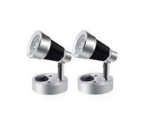 Bonlux 3W 12-24V LED Lampada da Lettura Faretti da Parete Bianco Calda 3000K Basso Voltaggio Illuminazione LED Con Interruttore per Camper Yacht Studio Camera da Letto Confezione da 2