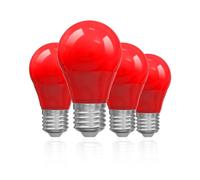 Bonlux 4W E27 Lampadina a LED Rossa, E27 LampadinE a LED Rossa di Natale, 35W lampadina Rossa, Adatta per Illuminazione Ambientale Rossa, Halloween, Luci di Natale (LST2666)