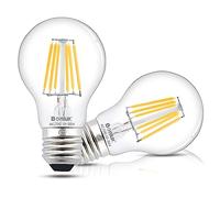 Bonlux 6W A60 E27 LED lampadine AC/DC 12-24V Edison vite LED filamento lampadina bianco caldo 2700K Vintage lampadina equivalente 60W 75W alogena 360 gradi per RV Camper Marine Yacht Lorry (2-Pack)