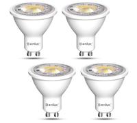 Bonlux GU10 LED 12V Bianco freddo 6000K MR16 Lampada LED, 7W Sostituisce 65W Lampada alogena, AC 12V Lampadina LED MR16 GU10 Faretto, 38° Angolo del fascio Riflettore Lampade, Non dimmerabile, 4pcs.