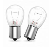Bonlux Lampadina Ba15s 32V 18W per cancello automatico, dimmerabile 2700K bianco caldo, forma standard S25, per spia, lampada segnalazione, luce posteriore ausiliaria, 2 pezzi