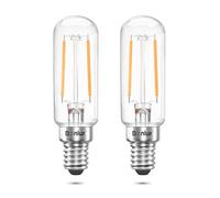 Bonlux Lampadina E14 Cappa Cucina 4W LED Equivalenti a 40W Incandescenza, Luce Calda 2700K, Lampadine LED Attacco Piccolo per Lampade di Sale Himalayano, Lampadina Frigorifero, 220-240V, 2 Pezzi
