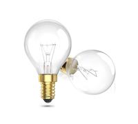Bonlux Lampadina Forno E14, Lampadina Forno 40W 300 Gradi, Lampadina per Lampada di Sale Dimmerabile Bianca Calda 2700K 300LM G45 Lampadina per Forno Microonde Piccolo Lampada da Tavolo 2 Pezzi