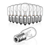 Bonlux Lampadina per Lampada di Sale Himalayano E14 10W Dimmerabile Lampadina Forno 300 Gradi Lampadine Piccole Attacco Piccolo per Frigorifero,Frigo,Cappa Aspirante,Microonde, Luce Bianca calda 2700K