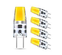 Bonlux Lampadine a LED G6.35 3W AC/DC 12V Bianco Calda 3000K Bi-Pin JC Tipo Lampadina a Capsula Sostituzione Della Lampadina Alogena 25W 30W GY6.35/G6.35 (Non Dimmerabile 5-Pacco)