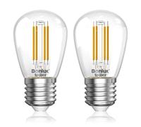 Bonlux Lampadine E27 LED, Lampada 12V 4W, 3000K, Basso Voltaggio Attacco E27 per Sistemi Solari Off-Grid, Camper, Nautica, Garage, Giardino - AC/DC 12-24V