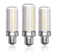 Bonlux Lampadine LED E27 25W Luce Fredda 6000K,LED Argento Mais E27 LED Lampen,2500lm, Equivalenti a 200W Lampada Alogena, E27 Illuminazione LED per Lampada da Terra(Non Dimmerabile,3-Pezzi)