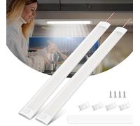 Bonlux Luci abitacolo led 12v auto, barra led 12v, Striscia led Luminosa per Furgone Carvan Campervan Cucina con interruttore, 6000K 1200LM, 2 Pack