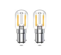 Bonlux Macchina da Cucire Lampadina LED 2W SBC B15 Pygmy Lampadina 15W Bayonet Lampadina Sostituzione Ba15d 240V Piccolo Cap Bayonet Lampada a Filo Chiaro Appliance (2-Pack)