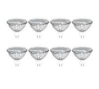 Bonlux MR16 GU5.3 Lampada Alogena 20W Dimmerabile MR16 12V GU5.3 attacco bi-pin, faretto 12V GU5.3, angolo di emissione 30 gradi Lampada alogena MR16, bianco caldo 2800K, confezione da 8