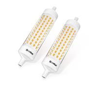 Bonlux R7s led 118mm 20W r7s j118 slim Dimmerabile Bianco caldo 2700K 2000lm equivalente a lampadina alogena 200W AC220-240V per l'illuminazione in soggiorno, casa, hotel, ecc(2 pezzi)