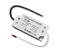 Bonlux Trasformatore 220 V 12 V LED Alimentazione 12 V 3 A 36 W IP67 Impermeabile per MR11 G4 MR16 GU5.3 Lampadine e striscia luminosa, Interno/Esterno, Mini Transfo