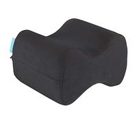 bonmedico Cuscino per Gambe - Cuscino Gambe per Dormire sul Fianco, Cuscino Ginocchia per Dormire, Ergonomico Memory Foam - Cuscino per Ginocchia con Federa Lavabile, Morbido e Traspirante Nero