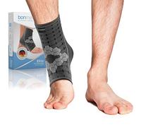 bonmedico Tutore Caviglia - Cavigliera Ortopedica a Compressione per Uomo e Donna - Fascia Elastica Sportiva per Supporto Piede e Caviglia, Traspirante e Unisex, Taglia S