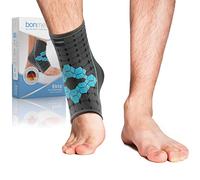 bonmedico Tutore Caviglia - Cavigliera Ortopedica a Compressione per Uomo e Donna - Fascia Elastica Sportiva per Supporto Piede e Caviglia, Traspirante e Unisex, Taglia XL