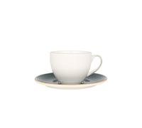 Bonna Ore Mar - Tazze da tè e piattino - 230 cc - Porcellana - set di 6