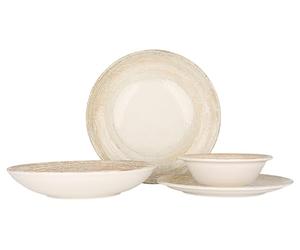 Bonna Set di stoviglie - Patera - 24 pezzi - 6 Persone - Porcellana