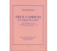 Bonneau Paul DEUX CAPRICES en forme de valse pour Saxophone Alto e Piano - DUE CAPRICCI in forma di Valzer per Saxofono Contralto e Pianoforte Ed. Leduc