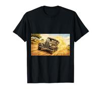 Bonnie & Clyde Storia d'Amore Romantico Vintage Prima Fuga Maglietta