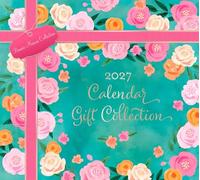 Bonnie Marcus Official 2027 Gift Collection Desk Pad & Wire-O Calendar & Pocket Planner Sticker Sheet Foil Stamped Cover