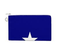 Bonnie, portamonete in tela con bandiera blu, piccola borsa per il trucco, per uomo e donna, 19,1 x 11,7 cm, Stile:, Taglia unica, MHXYZHW