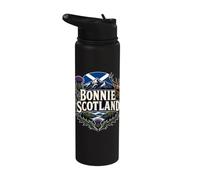 Bonnie Scotland Cardo e cervo Stainless Steel Insulated Water Bottle