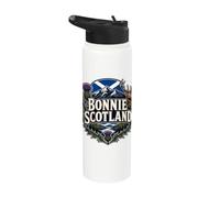 Bonnie Scotland Cardo e cervo Stainless Steel Insulated Water Bottle