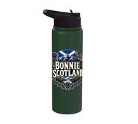 Bonnie Scotland Cardo e cervo Stainless Steel Insulated Water Bottle