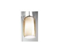 BONNIE SOSPENSIONE SINGOLA IN VETRO SOFFIATO TRASPARENTE, FUME, AMBRA O VERDE D15 CM DESIGN MODERNO
