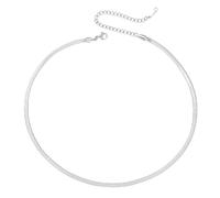 BONNYBIRD® Collana Donna Serpente Argento Snake Catena Acciaio Chirurgico Inossidabile Inox Anallergici Senza Nichel Free Gioielli Impermeabile Estive