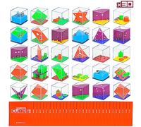 BONNYCO Cubi Rompicapo Bambini, Gadget Compleanno Bambini Pack 3 Mini Giochi. Regalini Fine Festa Compleanno, Regalino Fine Festa Dopo Invitati. Pensierini Anno Scolastico, Giochini Bambino Bambina