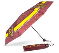 BONNYCO Ombrello Pieghevole Harry Potter Granata con Custodia da Viaggio | Mini Ombrello Antivento con Struttura Rinforzata. Ombrellino Piccolo Ideale per lo Zaino, Idea Regalo Originale Uomo e Donna