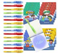 Penna Invisibile e Taccuino, 16 Pezzi Super Eroi - BONNYCO | Gadget Compleanno Bambini, Bomboniere Compleanno, Giocattoli Pignatta | Regalini Fine Festa Compleanno Bambino | Gadget Bambini Supereroi
