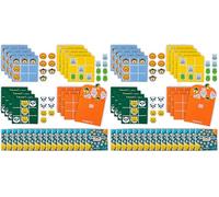 BONNYCO Tic Tac Toe Animali della Giungla, Pack 16 Gadget Compleanno Bambini. Mini Giochi, Regalini Fine Festa Compleanno Bambini. Regalino Fine Festa Invitati Persierini, Gioco Tris Giochini Scuola