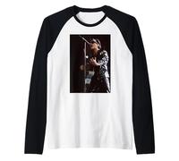 Bono degli U2 allo Zoo TV Tour 1993 Cardiff Arms Park Maglia con Maniche Raglan