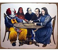 Bonoff Vintage Stephen King Poster Poster Vintage Le Metal Pubblicità Wall Targa Targa Targa in latta Decorazione in metallo Poster Metallo 20 x 30 cm A7