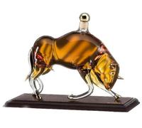 Bonollo TORO Capricci d’Arte 35cl - Grappa Riserva Cuvée 42% Vol - Scultura in Vetro Artistico - Intensa, Vellutata e Pregiata - Distillato Premium da Collezione Made in Italy