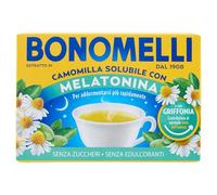 Bonomelli - Camomilla con Griffonia, 16 Bustine. Con Melatonina e Griffonia. Riduce il tempo necessario per addormentarsi e contribuisce al normale tono dell’umore (72g)