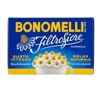 Bonomelli Camomilla Filtrofiore 14 Bustine, Con Tutte Le Parti Del Fiore, Solo Capolini Interi Selezionati, Aroma Ricco e Avvolgente, Infuso Rilassante (28g)