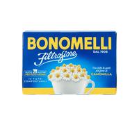 Bonomelli Camomilla Filtrofiore 14 Bustine, Con Tutte Le Parti Del Fiore, Solo Capolini Interi Selezionati, Aroma Ricco e Avvolgente, Infuso Rilassante (28g)