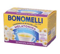 Bonomelli Camomilla Setacciata con Melatonina in Filtri 35 g Tè