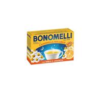 Bonomelli - Camomilla Solubile con Miele e Arancia 16 Bustine, Contro Stanchezza e Affaticamento, Infuso Rilassante (80g)