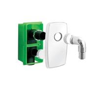 Bonomi Box da Incasso Compact con sifone Estraibile Bianco, Multicolore, Taglia Unica