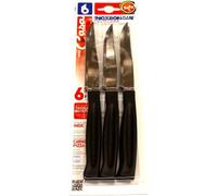 Bonomi Coltello Bistecca Nero cf 6 pz - 82006N