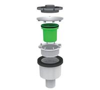 PILETTA "DOCCIONE" FORO 90MM CON COPERCHIO INOX - BONOMINI