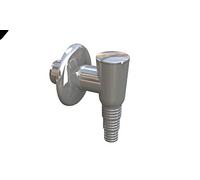 Bonomini 3530CR32K7 Sifone a Valvola Esterno, Cromato/Bianco